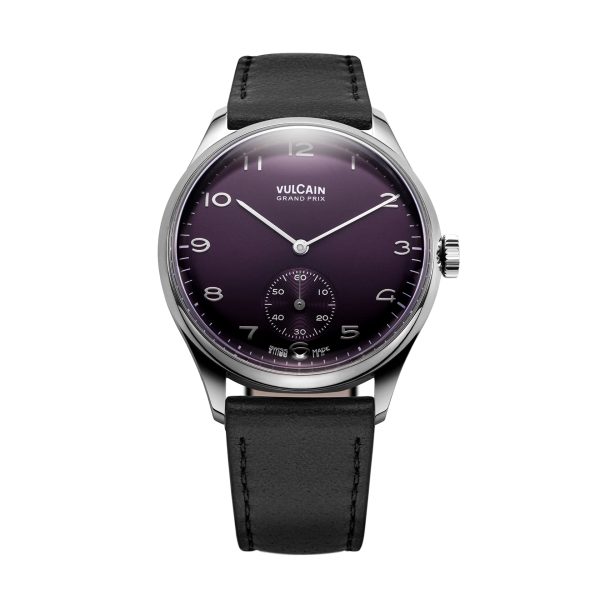 Vulcain Grand Prix - Small Second Purple - Black Plain