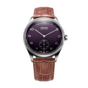 Vulcain Grand Prix - Small Second Purple - Brown Alligator (CITES)