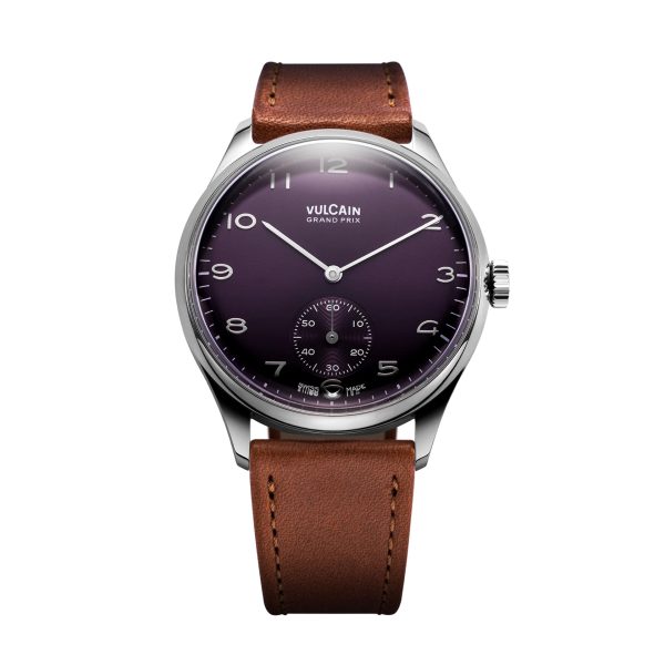 Vulcain Grand Prix - Small Second Purple - Brown Plain