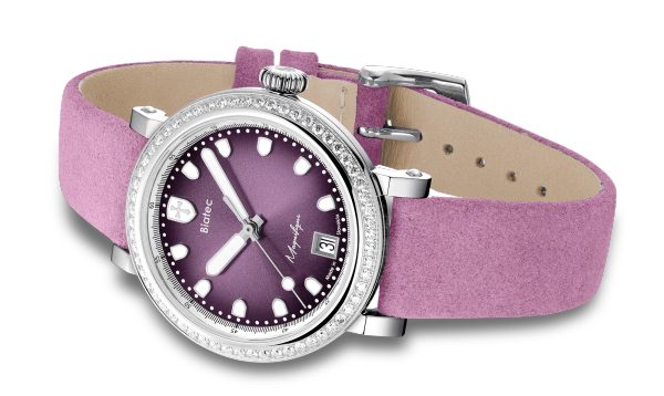 Biatec Magnifique 02 - Bílošedý řemínek z broušené kůže - Obrázek 3