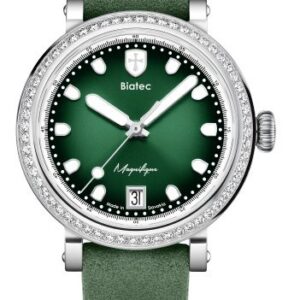 Biatec Magnifique 04 - Zelený kožený řemínek