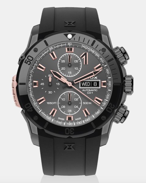 EDOX CO-1 Chronograph Automatic 01128-37GNRCA-GNR