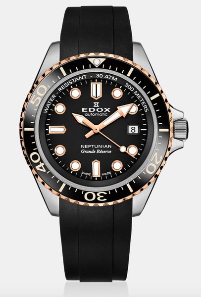 EDOX Skydiver Neptunian Grande Reserve 80801-3NRCA-NIR