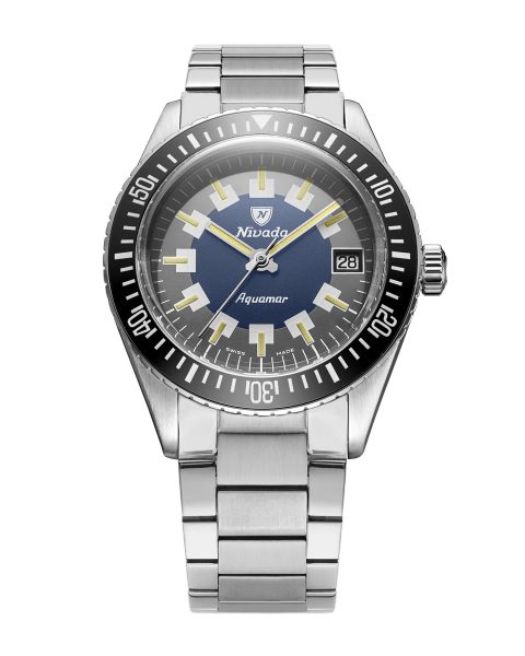 Nivada Grenchen Aquamar Vintage - Flat Link Bracelet