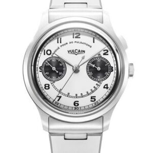 Vulcain Monopusher Heritage - Panda - Steel Bracelet