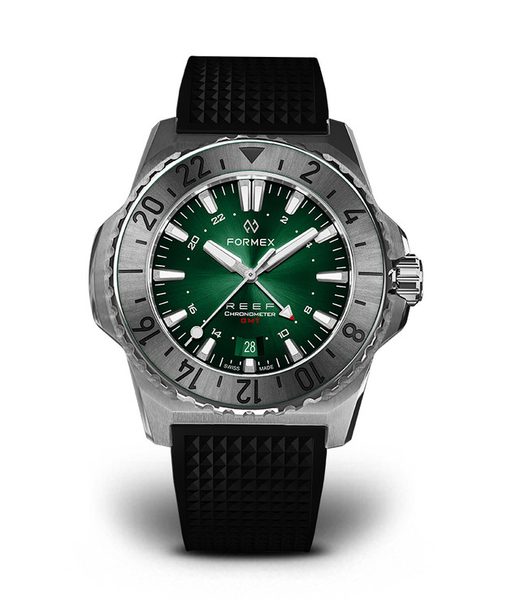 Formex Reef GMT Automatic Chronometer Green Dial with Red GMT - Obrázek 3