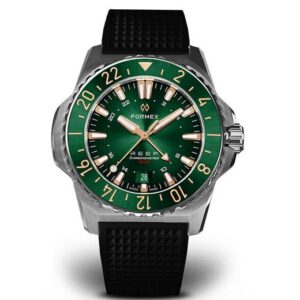 Formex Reef GMT Automatic Chronometer Green Dial with Rose Gold