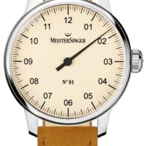 MeisterSinger N°01 AM3303 - Hnědý semišový řemínek
