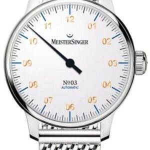 MeisterSinger N°03 AM901G - Kovový mesh náramek