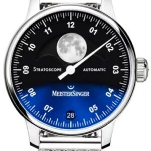 MeisterSinger Stratoscope ST982 - Kovový mesh náramek