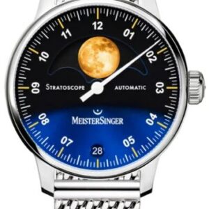 MeisterSinger Stratoscope ST982G - Kovový mesh náramek