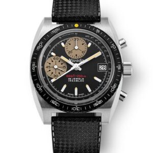 Nivada Grenchen Autochron Yellow Automatic - Rubber Tropic