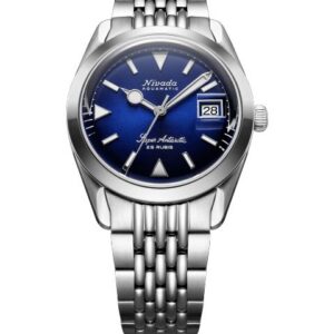 Nivada Grenchen Super Antarctic Blue - Date - Beads of Rice