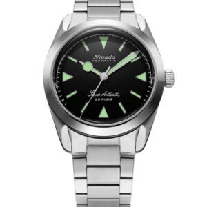 Nivada Grenchen Super Antarctic - Green - Bracelet Flat Link