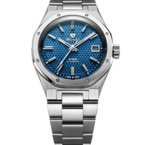 Nivada Grenchen F77 SST Blue MK2 Date - 38 mm - Stainless Steel Bracelet