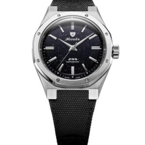 Nivada Grenchen F77 SST Dark Blue Aventurine MK2 - 38 mm - Velcro Strap