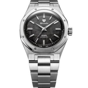 Nivada Grenchen F77 SST Meteorite MK2 - 38 mm - Stainless Steel Bracelet