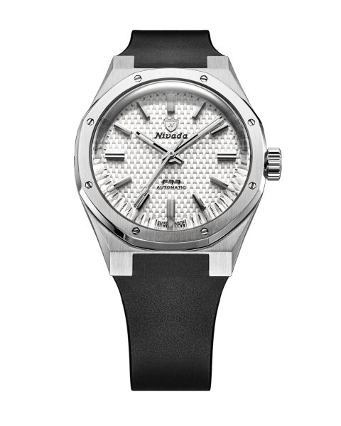 Nivada Grenchen F77 SST White MK2 - 38 mm - Velcro Strap