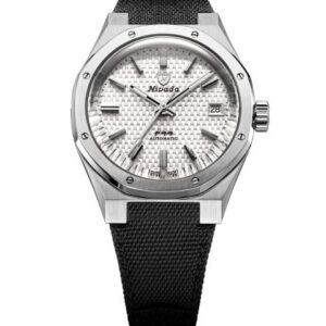 Nivada Grenchen F77 SST White MK2 Date - 38 mm - Velcro Strap