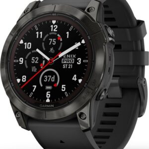 Garmin Fēnix 7X Pro Sapphire Solar Edition Carbon Gray DLC Titanium / Black Band - 010-02778-11
