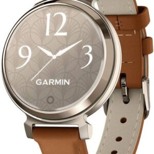 Garmin Lily® 2 Classic Cream Gold / Tan Leather Band  - 010-02839-02