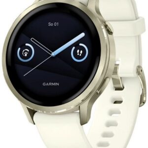 Garmin Venu® 4 - 41 mm Lunar Gold / Bone silikonový řemínek 010-03013-00