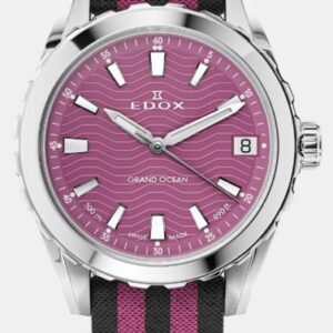 EDOX Grand Ocean Date - Ladies 53103-3NAVN-VION