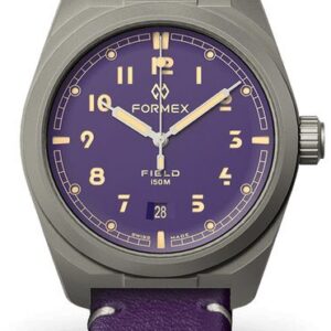 Formex Field Automatic Ultra Violet Bolgheri Violet Leather Strap 0660.1.6593.799