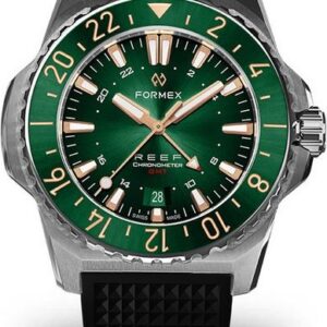 Formex Reef GMT Automatic Chronometer Green Dial with Rose Gold