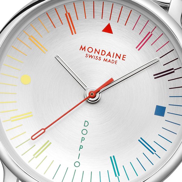 Mondaine Doppio Bauhaus Inspired Quartz MLE.33112.SM - Obrázek 2