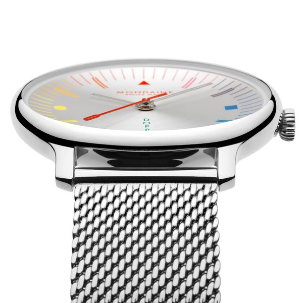 Mondaine Doppio Bauhaus Inspired Quartz MLE.33112.SM - Obrázek 3