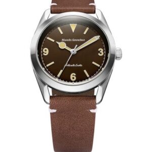 Nivada Grenchen Antarctic Erotic - Brown - Brown Leather White Stitching
