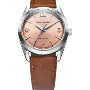 Nivada Grenchen Antarctic Erotic - Salmon - Brown Leather