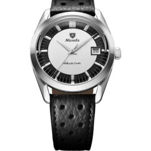Nivada Grenchen Antarctic Erotic - Tuxedo - Black Racing Strap
