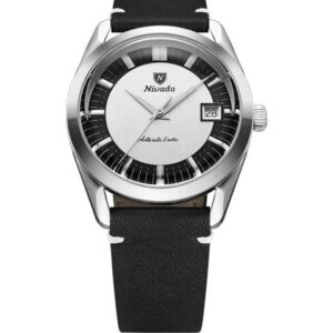 Nivada Grenchen Antarctic Erotic - Tuxedo - Black leather White Stitching