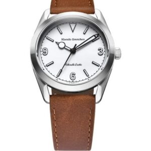 Nivada Grenchen Antarctic Erotic - White - Brown Leather