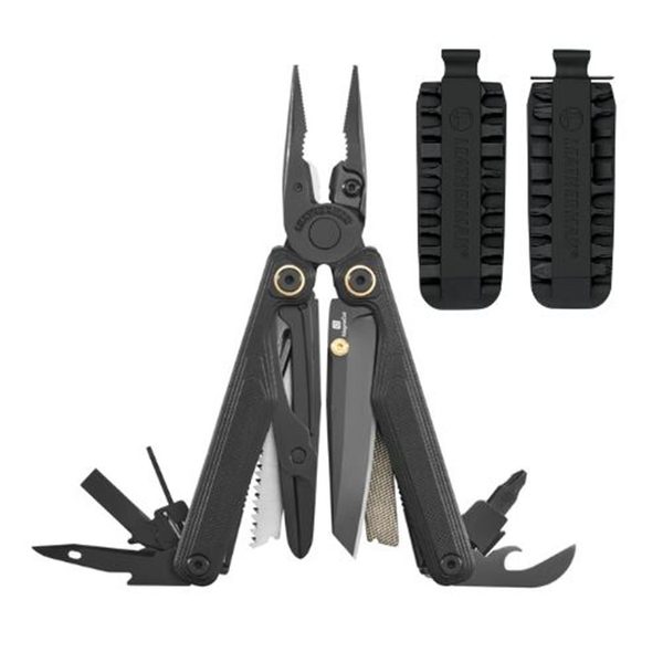 MultiTool Leatherman Wave Alpha Bundle Obsidian + Bitkit Black EU300164