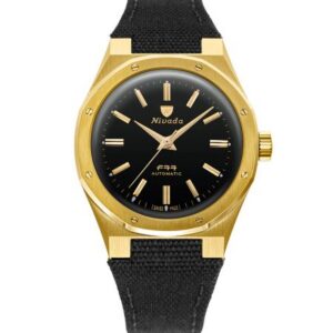 Nivada Grenchen F77 MARKII GOLD - Velcro Strap