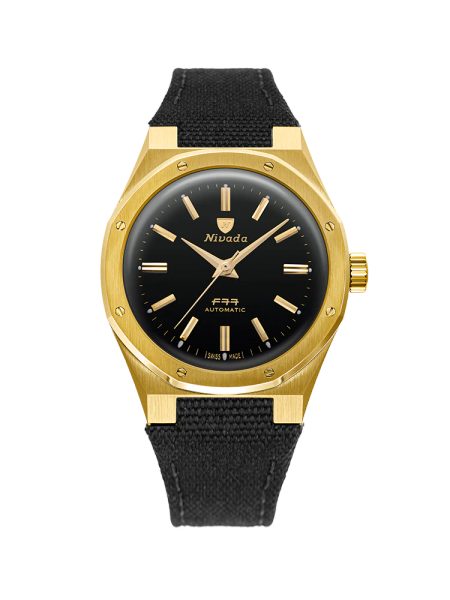 Nivada Grenchen F77 MARKII GOLD - Velcro Strap