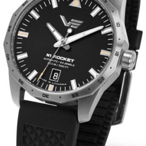 Vostok Europe N-1 Rocket Compact Automatic NH35-125A747 - černý gumový řemínek