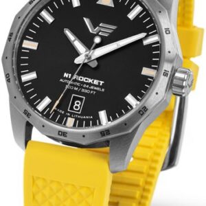 Vostok Europe N-1 Rocket Compact Automatic NH35-125A747 - žlutý gumový řemínek