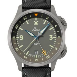 Laco Flieger Frankfurt 40 GMT Grau