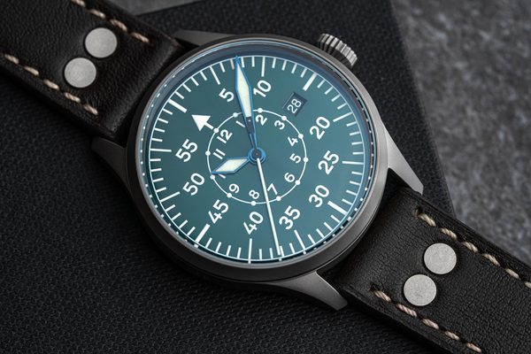 Laco Flieger Karlsruhe Pro Grün 43 Automatic - Obrázek 3