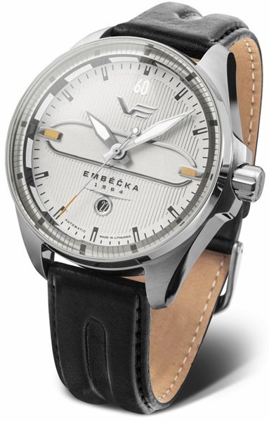Vostok Europe Limitovaná edice Embéčka Automatic Line NH35-325A494 - černý kožený řemínek