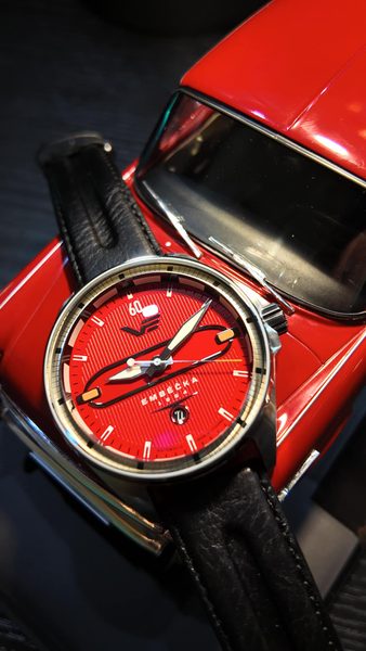 Vostok Europe Limitovaná edice Embéčka Automatic Line NH35-325A495 - černý kožený řemínek - Obrázek 2
