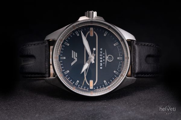 Vostok Europe Limitovaná edice Embéčka Automatic Line NH35-325A498 - černý kožený řemínek - Obrázek 2