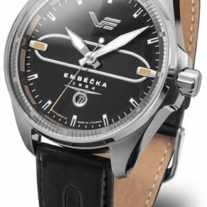 Vostok Europe Limitovaná edice Embéčka Automatic Line NH35-325A498 - černý kožený řemínek