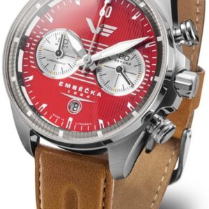 Vostok Europe Limitovaná edice Embéčka Chrono Line 6S21-325A492 - hnědý kožený řemínek