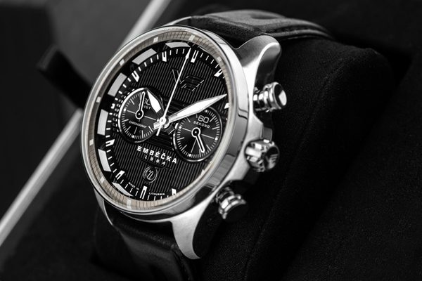 Vostok Europe Limitovaná edice Embéčka Chrono Line 6S21-325A497 - černý kožený řemínek - Obrázek 2