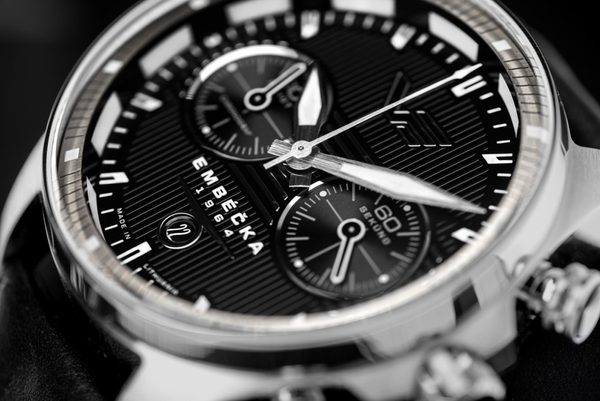 Vostok Europe Limitovaná edice Embéčka Chrono Line 6S21-325A497 - černý kožený řemínek - Obrázek 3